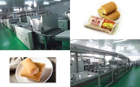 Layer Cake Swiss Roll Production Line